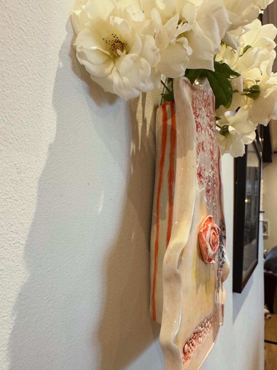 Karoo in the City wall vase with fresh flowers