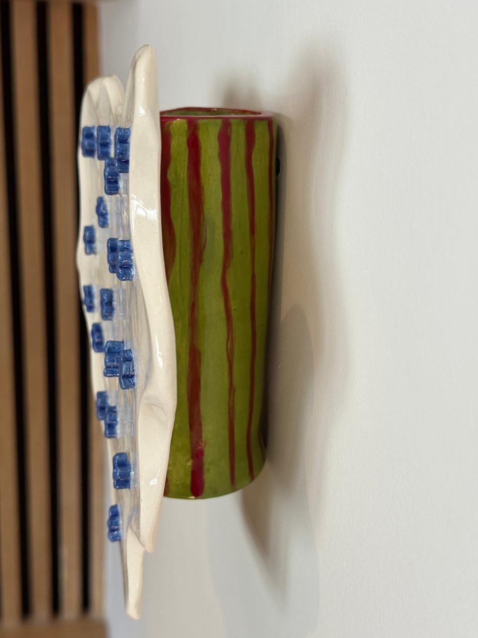 Karoo in the City wall vase with fresh flowers