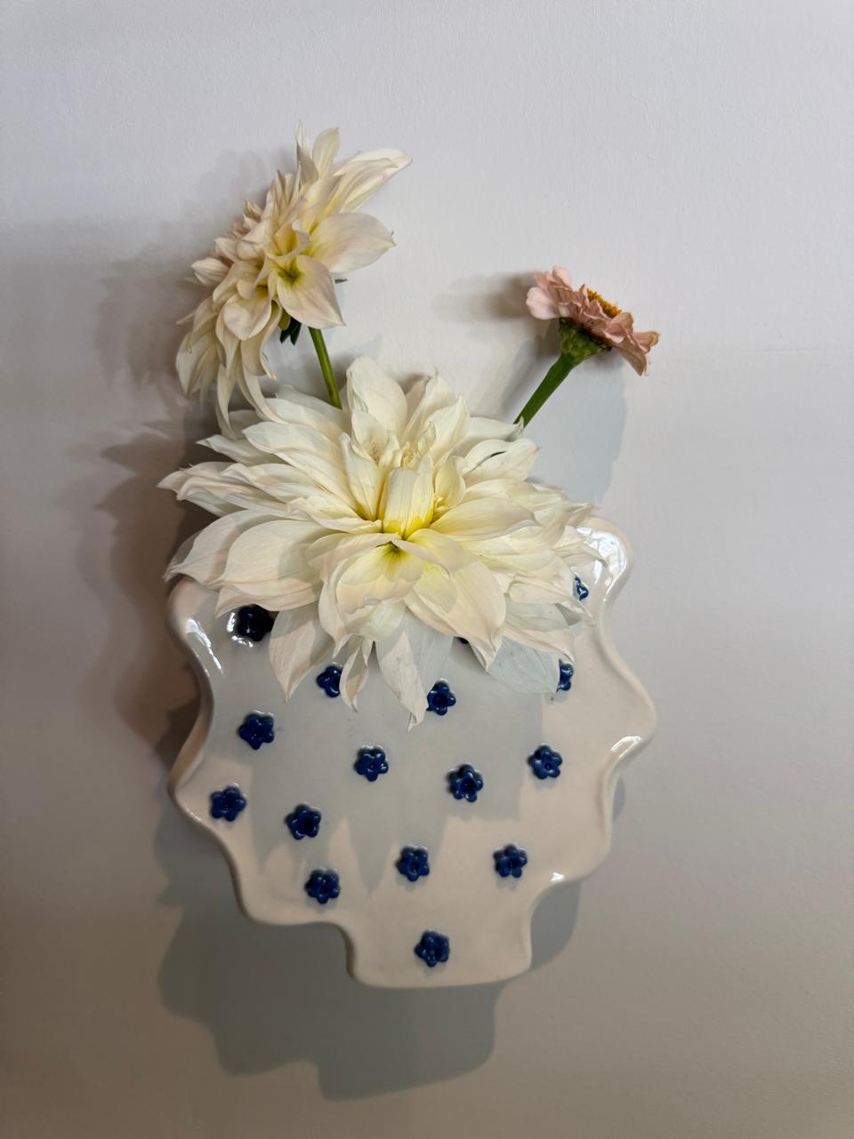 Karoo in the City wall vase with fresh flowers