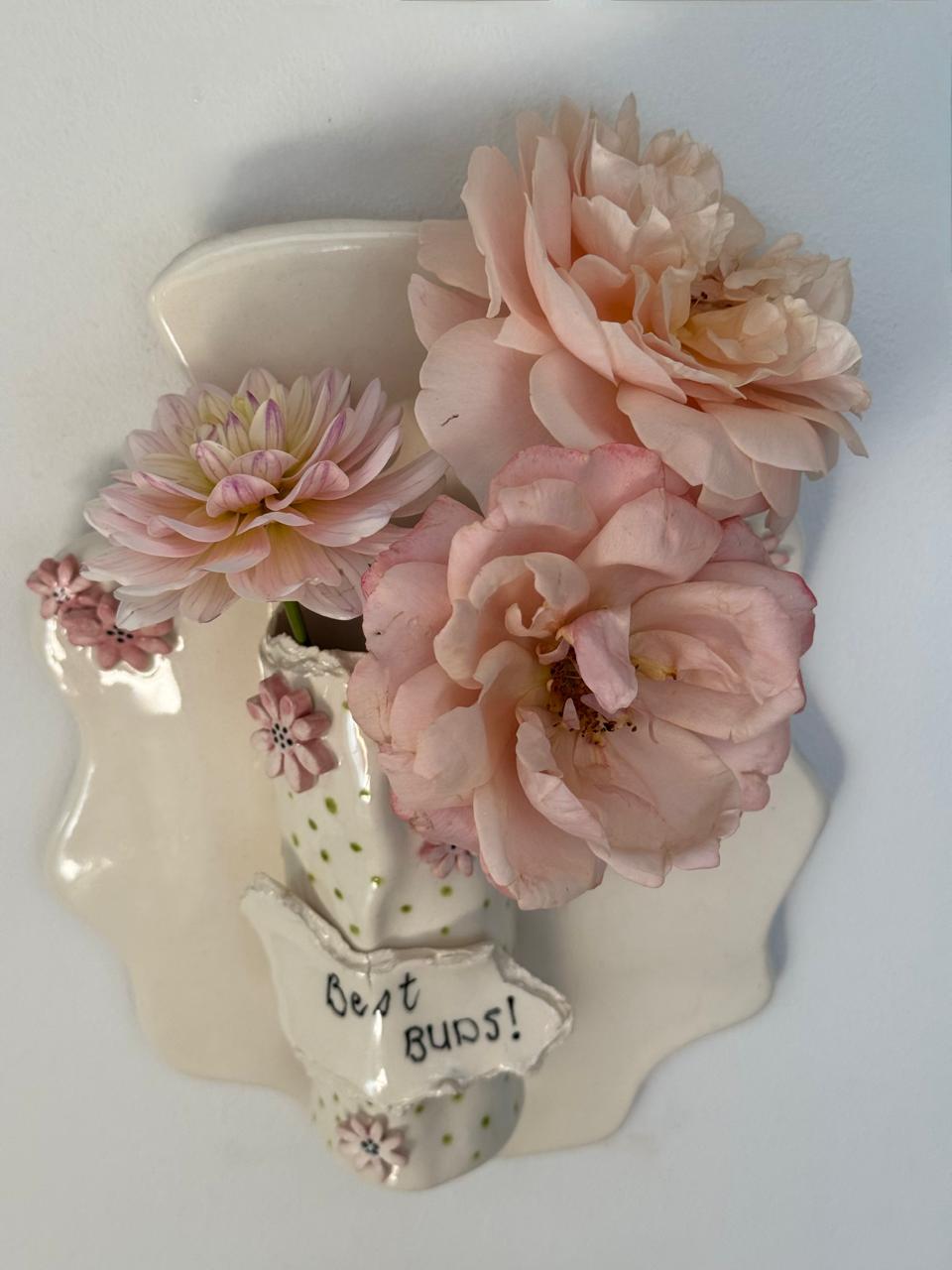 Karoo in the City wall vase with fresh flowers
